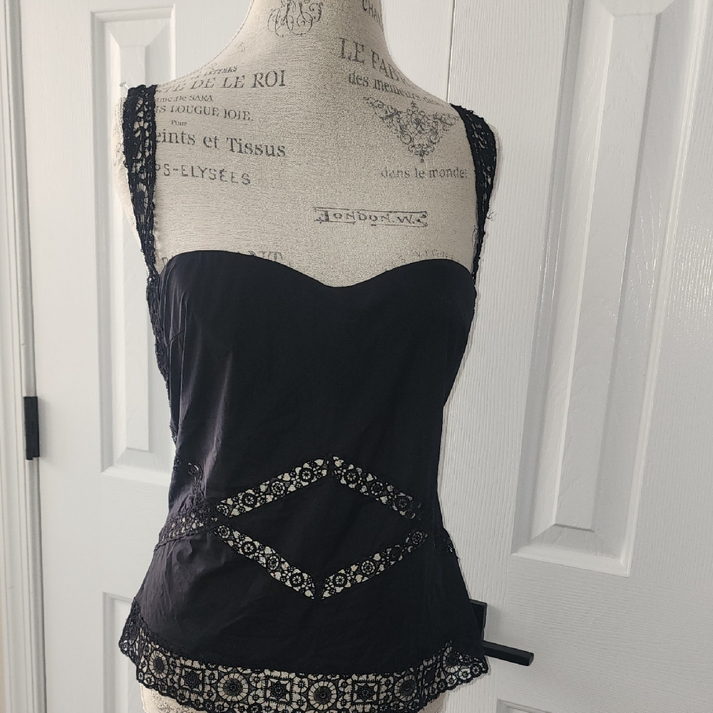 LA PERLA EUC LACE STRAP UNDERWIRE LACE DETAILED CAMISOLE MADE IN ITALY SIZE 38